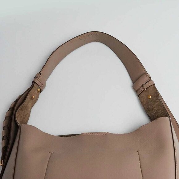 Stella McCartney Grey Faux Leather Medium Hobo Bag - Picture 7 of 12